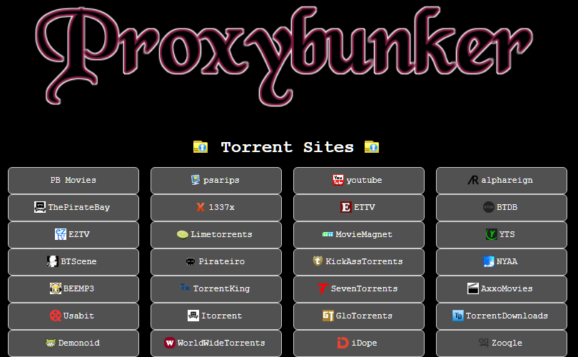 proxybunker sites