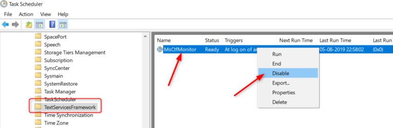 Textservicesframework monitor task windows 7 что это